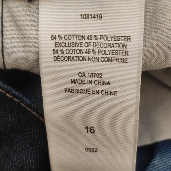 Levi's 511 jeans men's junior size 16 reg W28/L28 iron blue colour slim fit - Picture 7 of 12